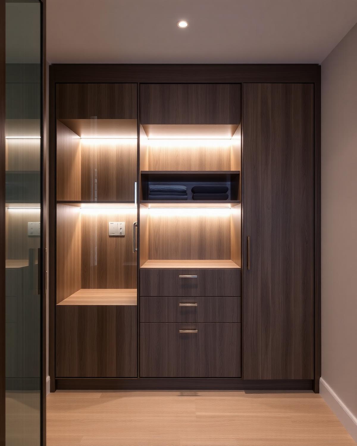 Walnut Fitted Wardrobes